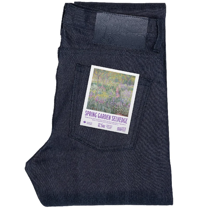 women's cropped denim jeansSuper Guy - Spring Garden Selvedge