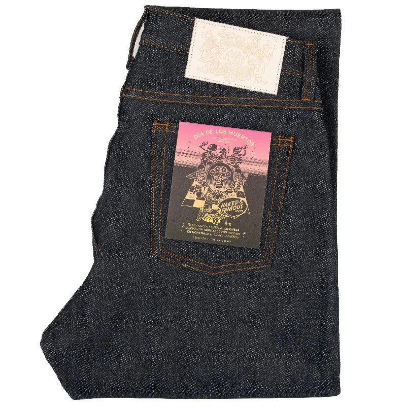 women's denim jeans with spandexEasy Guy - Dia De Los Muertos Selvedge