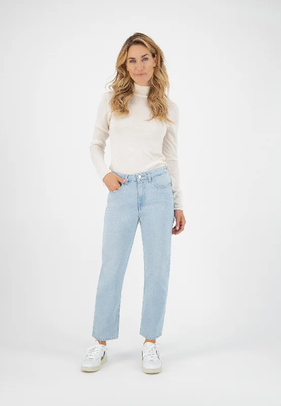 women's mom jeans denimCropped Mimi - Sun Stone