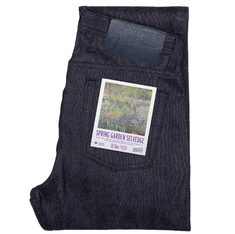 women's stretch denim jeansWeird Guy - Spring Garden Selvedge