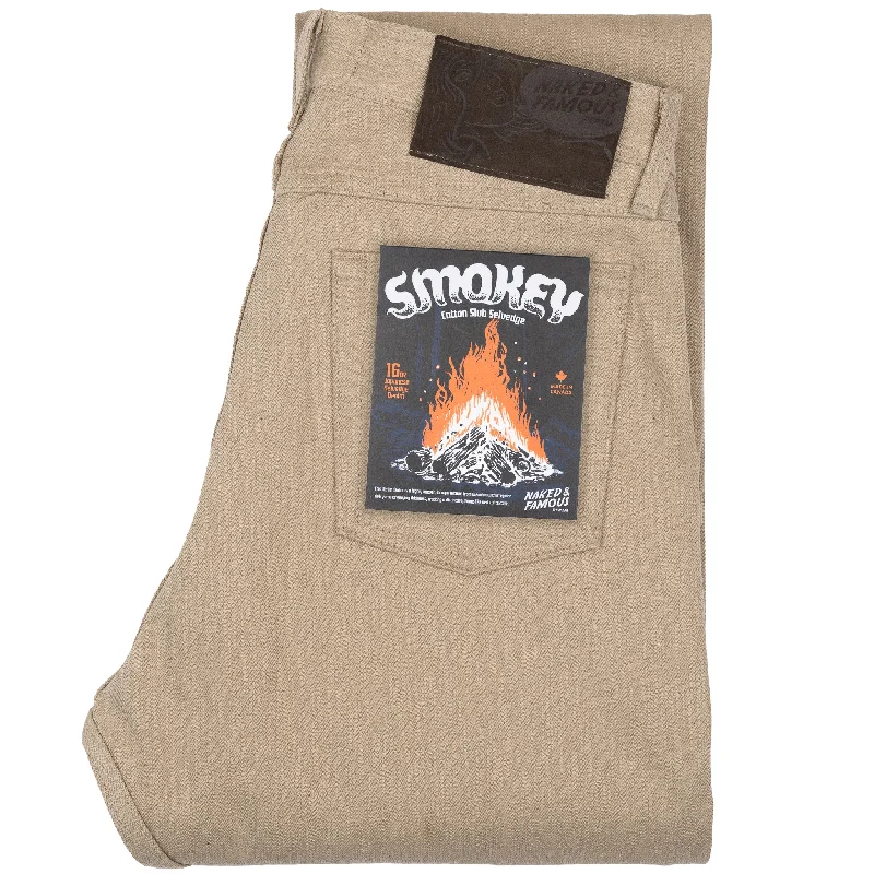 women's mid-rise denim jeansTrue Guy - Smokey Cotton Slub Selvedge