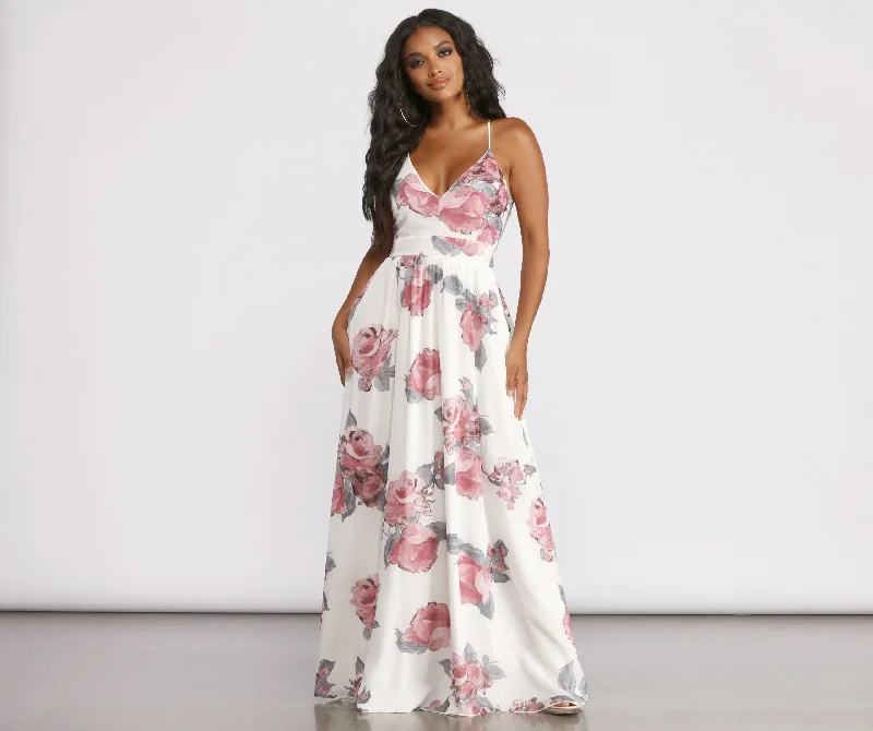 maxi dresses for springBloom With Stylish Beauty Maxi Dress