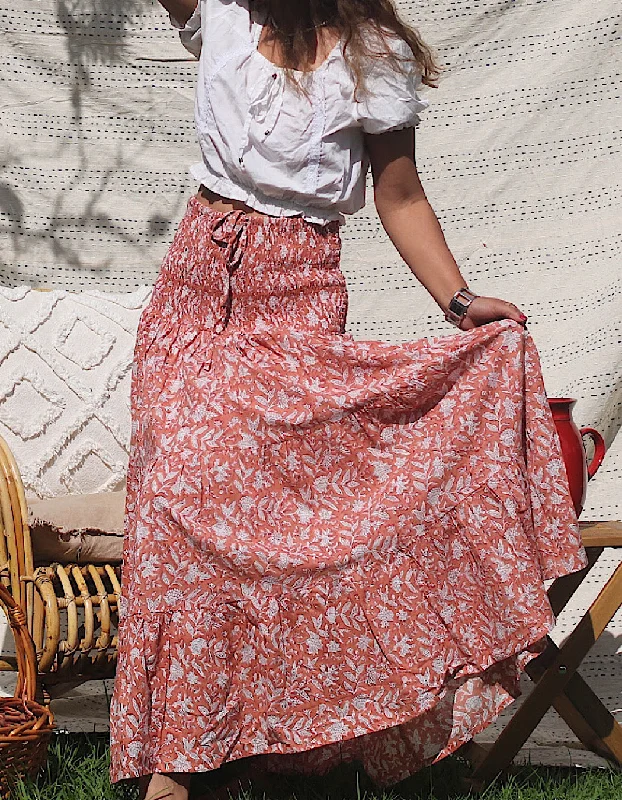 women's flowy midi skirts with pocketsChai Maxi Skirt