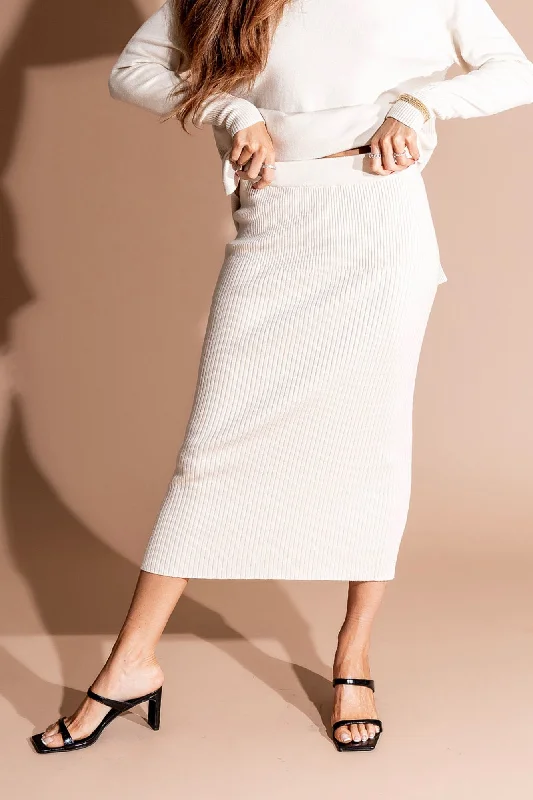 women's tulip skirtsRowan Skirt in Cream