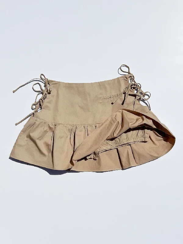 women's formal skirtsMini Break Skirt - Milk Tea