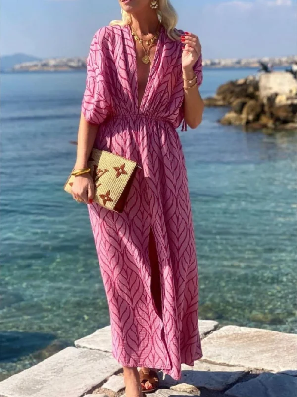 maxi dresses for travelPrinted Resort Stylish Maxi Dress