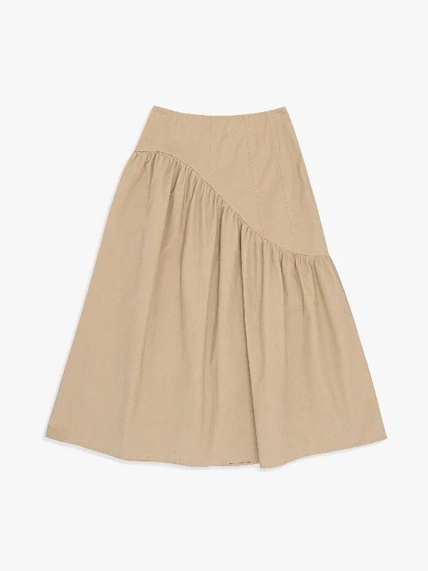 women's pencil skirtsMaeve Midi Skirt - Toast Twill