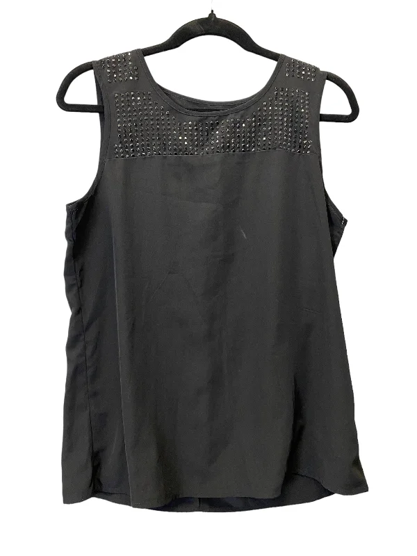 women's tops for wedding guest attireBlack Top Sleeveless Gap, Size S