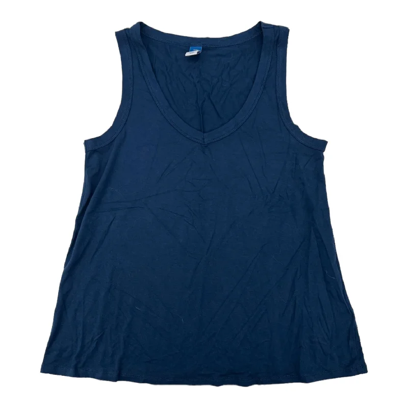 women's tops for fashion-forward individualsBLUE TOP SLEEVELESS by OLD NAVY Size:XS