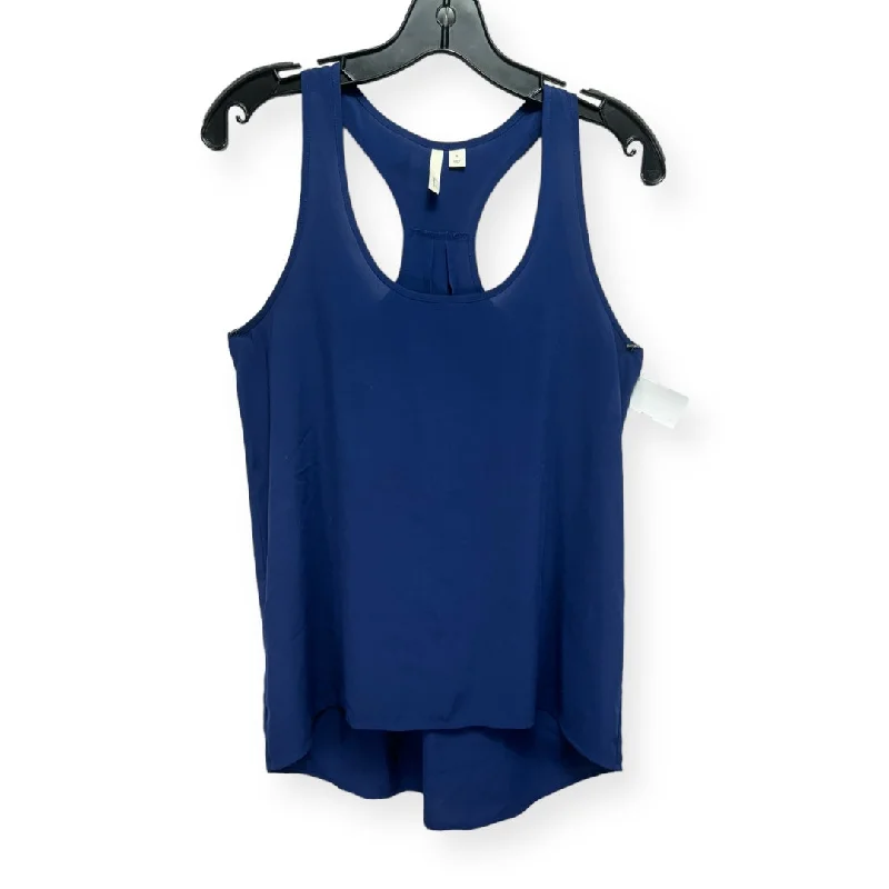 plus-size women's topsBlue Top Sleeveless Frenchi, Size S