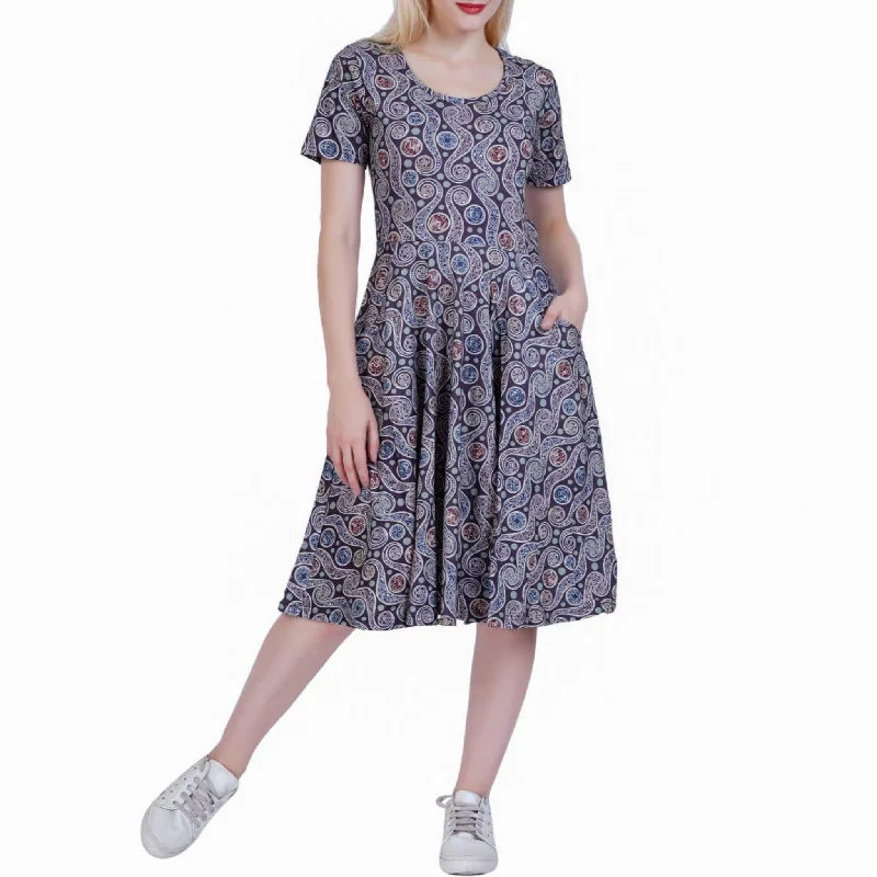 women's easy-to-wear dressesCeltic Paisley Twirl Dress