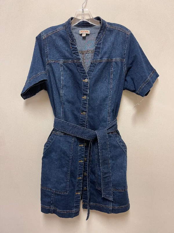 women's retro dressesDress Casual Short By Knox Rose In Blue Denim, Size: 2x