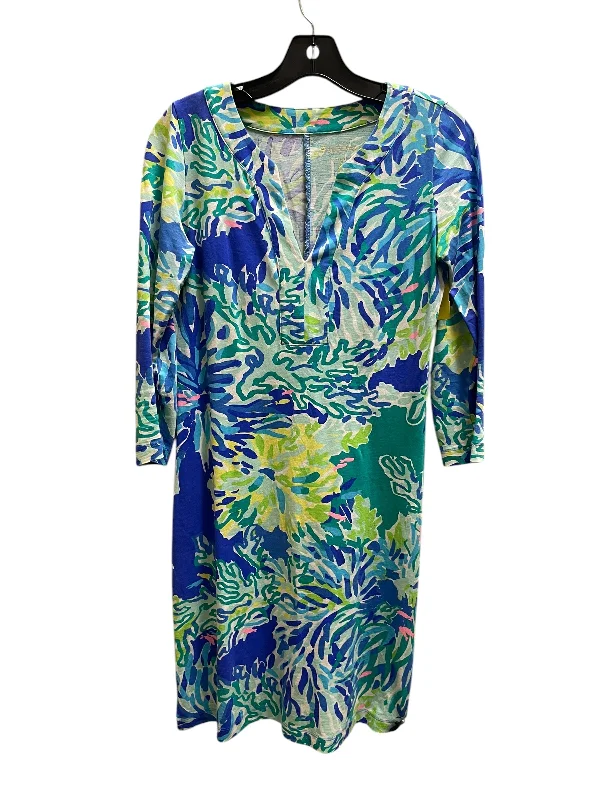 women's statement dressesDress Casual Short By Lilly Pulitzer In Blue, Size: Xs