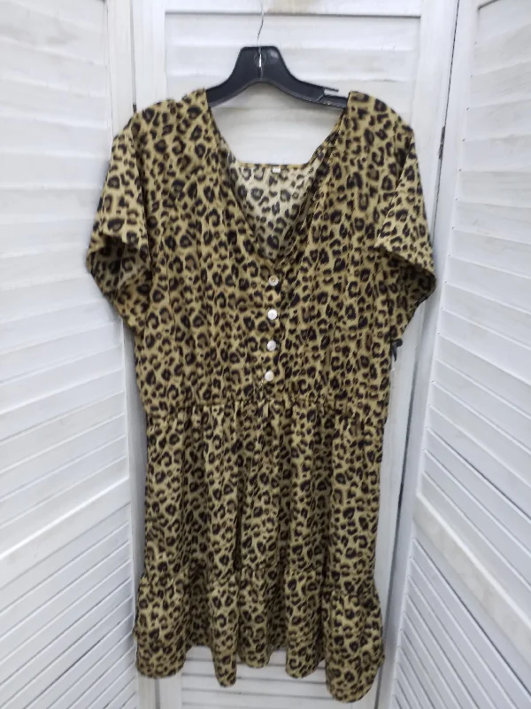 women's silk dressesDress Casual Short By Sheilay  Size: 3x