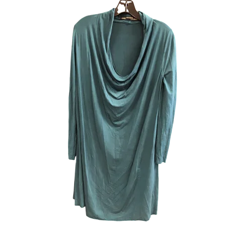 women's metallic dressesDress Designer By All Saints In Teal, Size: 0