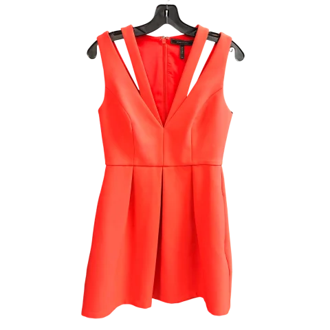 women's high-end dressesDress Designer By Bcbgmaxazria In Coral, Size: 6