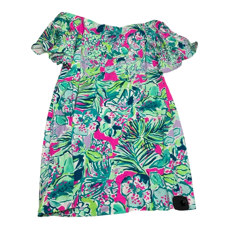 women's limited-edition dressesDress Designer By Lilly Pulitzer In Green & Pink, Size: L