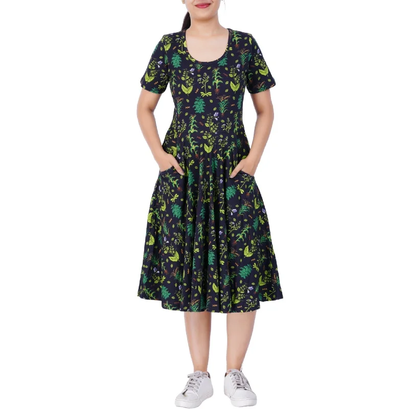 women's body-skimming dressesGenetic Plants Twirl Dress