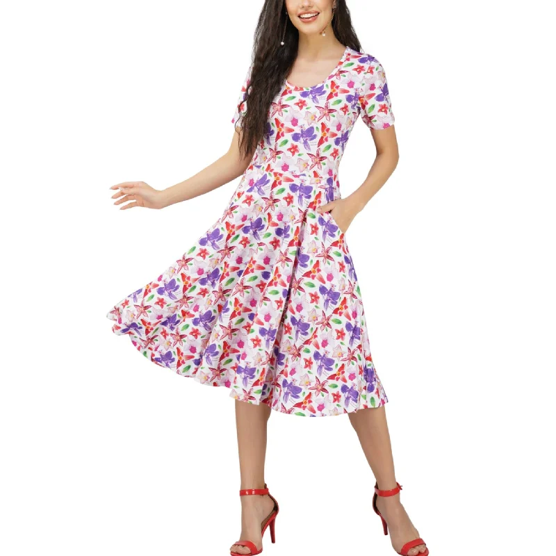 women's statement dressesOrchids Twirl Dress