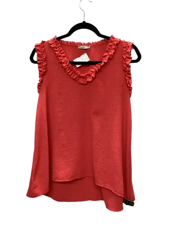 women's tops for those who want to add a bit of flair and personality to their looksPink Top Sleeveless Jodifl, Size L