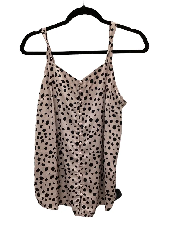 women's tops for those who believe in expressing their individuality through fashionPink Top Sleeveless Listicle, Size M