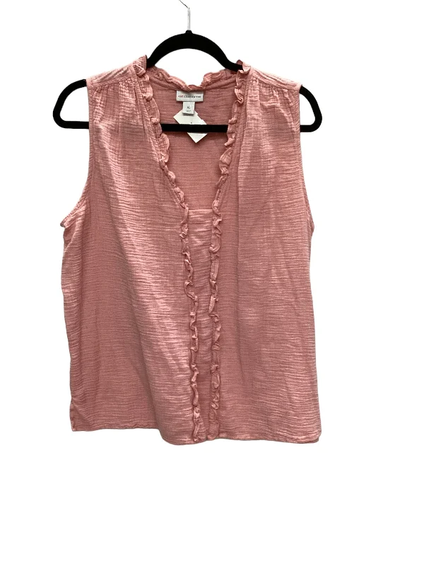 women's tops for those who want to wear pieces that are both comfortable and stylishPink Top Sleeveless Liz Claiborne, Size Xl