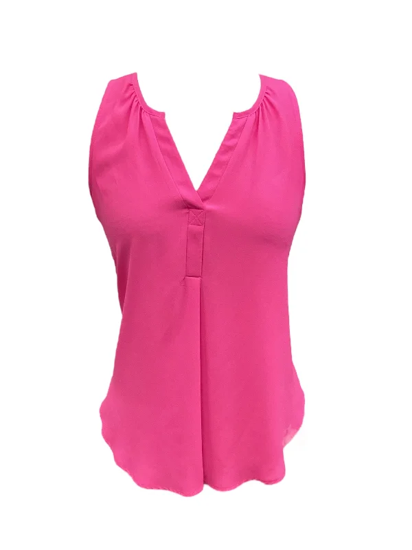 women's tops for those who want to stay cool and chic during warmer weatherPink Top Sleeveless Lush, Size S