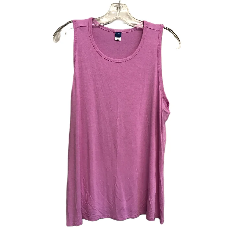 women's tops for business casual attirePurple Top Sleeveless Basic By Old Navy, Size: L