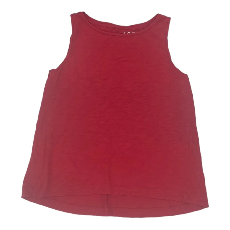 women's tops for those who want to wear pieces that are both functional and fashionableRED LOFT TOP SLEEVELESS, Size S