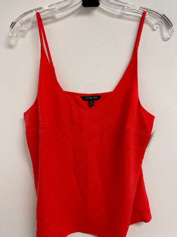 spaghetti strap women's topsRed Top Sleeveless Banana Republic, Size M