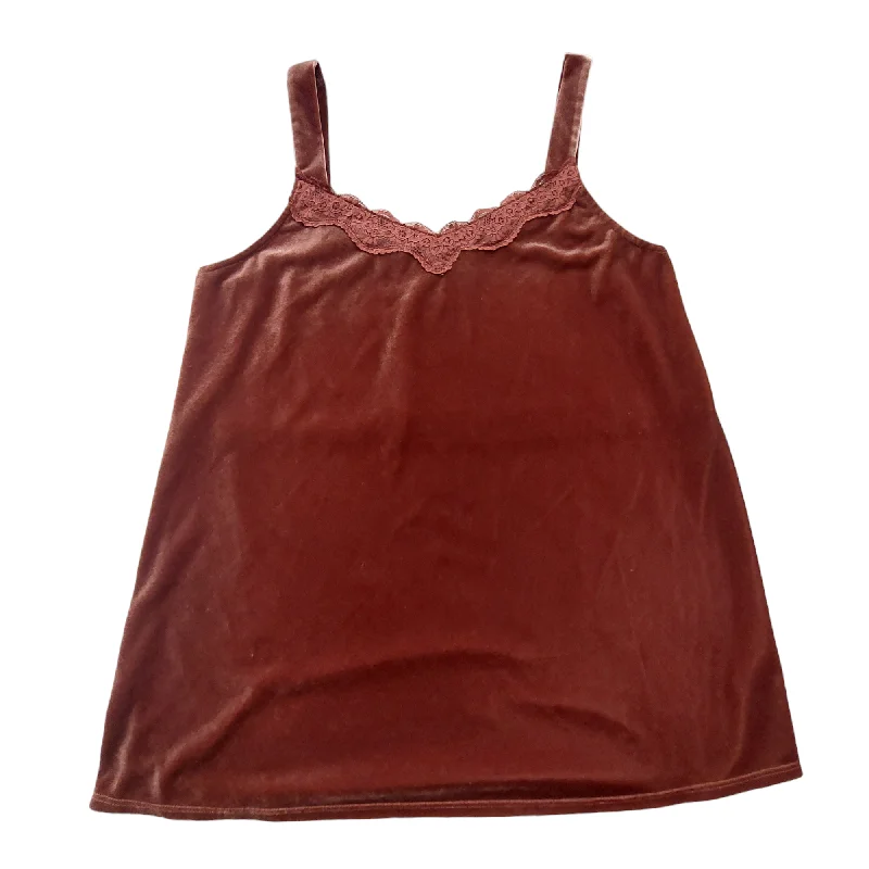 affordable women's topsRed Top Sleeveless Nic + Zoe, Size M