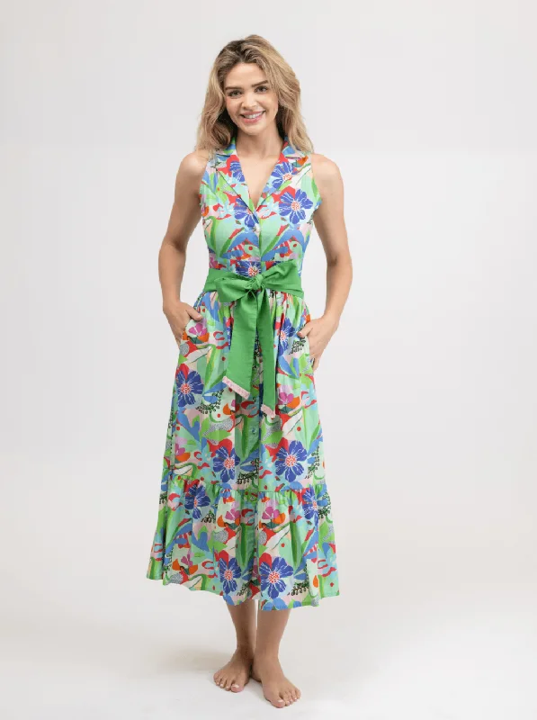 women's stretch dressesThe Eliza Dress | Alice Colin Floral Collage