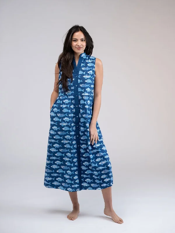 women's bespoke dressesThe Emily Dress | Navy Plenty of Fish