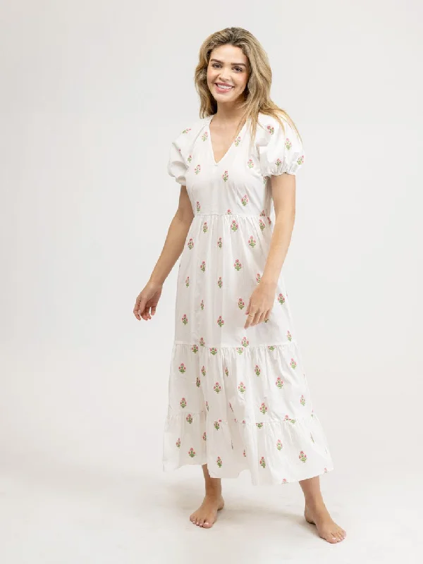 women's ruffle dressesThe Poppy Dress | Petite Pink Floral