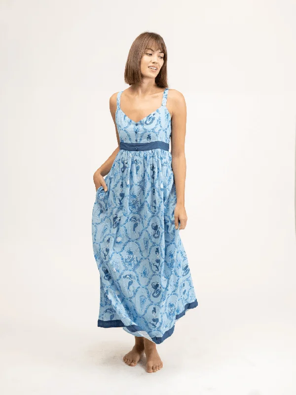 women's high-end dressesThe Sophia Dress | Mermaid Blue