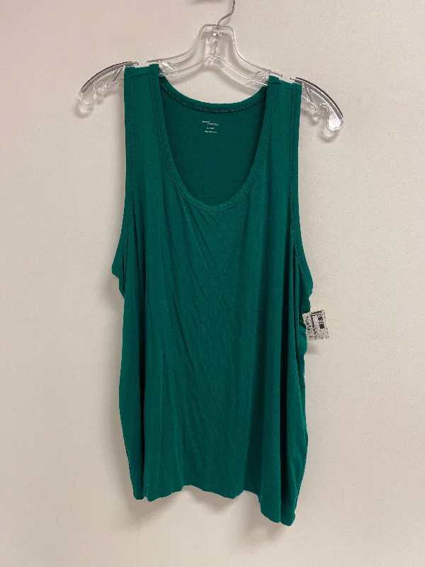 women's tops for those who want to make a fashion statementTop Sleeveless By Daily Ritual In Green, Size: Xl