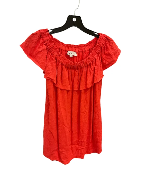 women's tops for those who want to stay warm and stylish during colder weatherTop Sleeveless By Loft In Orange, Size: Xs