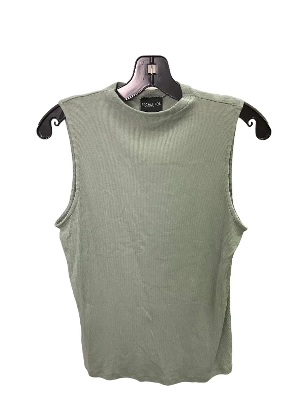 three-quarter sleeve women's topsTop Sleeveless By Rachel Zoe In Sage, Size: Xl