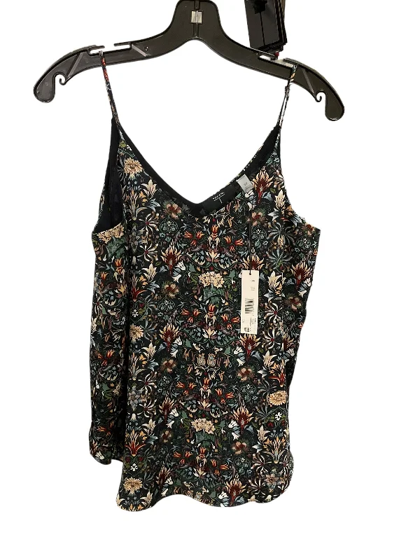 women's tops with beading accentsTop Sleeveless By Tahari In Floral, Size: S