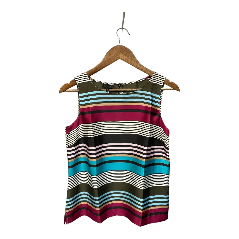 women's tops with sleeveless designsTop Sleeveless By Talbots In Striped Pattern, Size: S