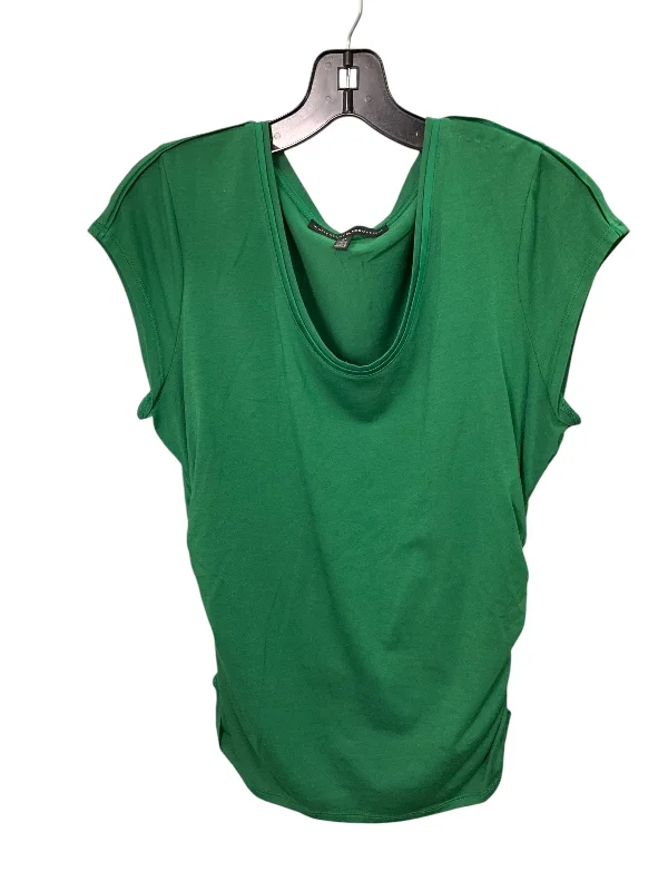 women's tops in solid colorsTop Sleeveless By White House Black Market In Green, Size: M