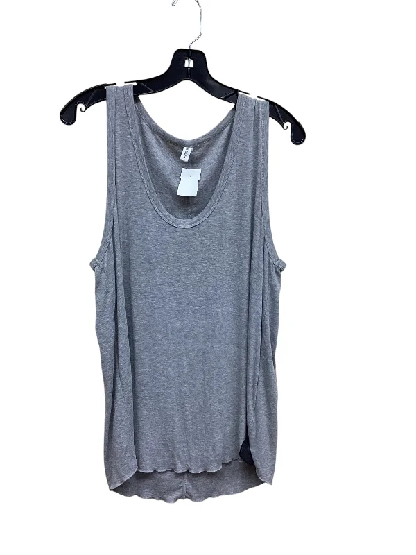 women's tops for those who love to dress up their casual looks with stylish topsTop Sleeveless By Wishlist In Grey, Size: L