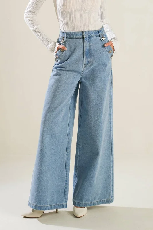 women's cargo pantsADVENTURE AWAITS DENIM PANTS