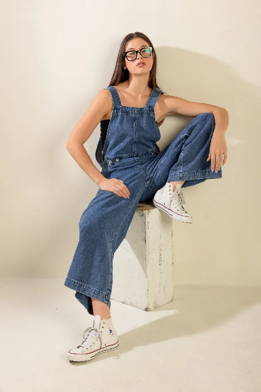 women's designer pantsLET ME TALK DENIM CARGO PANTS