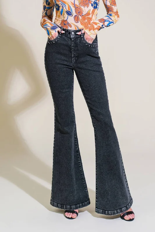 women's high-waisted pantsEFFORTLESS ENSEMBLE DENIM PANTS