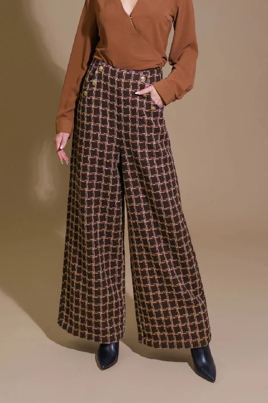 women's reversible pantsSHOW YOU OFF TWEED PANTS