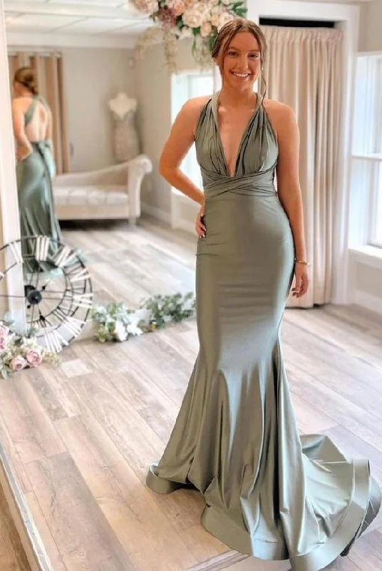 glamorous prom dressesOpen Back Sexy Long Prom Dresses,Winter Formal Dresses