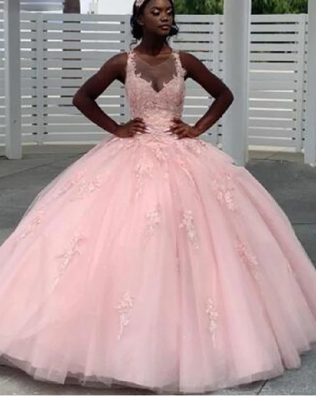 modern prom dressesPrincess Lace Scoop Debutante Gown Sweet 15 Ball Gown Quinceanera Prom Dresses,vestidos de fiesta de 15