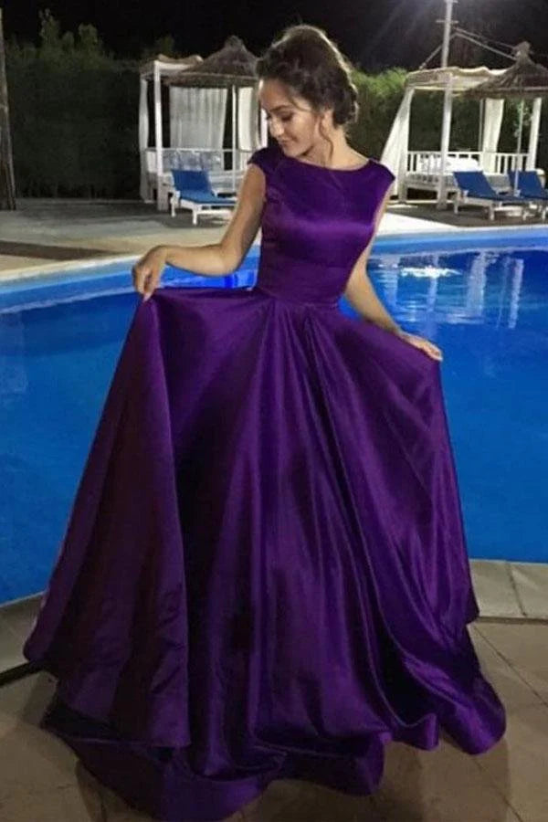 prom dresses for apple shapesProm Dresses Ball Gown Satin Sleeveless Backless